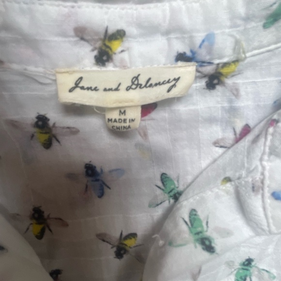 Jane and Delancey White Casual Button Down Shirt - Picture 2 of 7